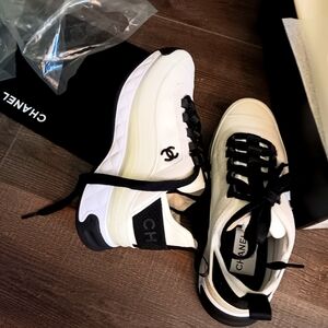 Chanel Women's Platform & Wedge Sneakers